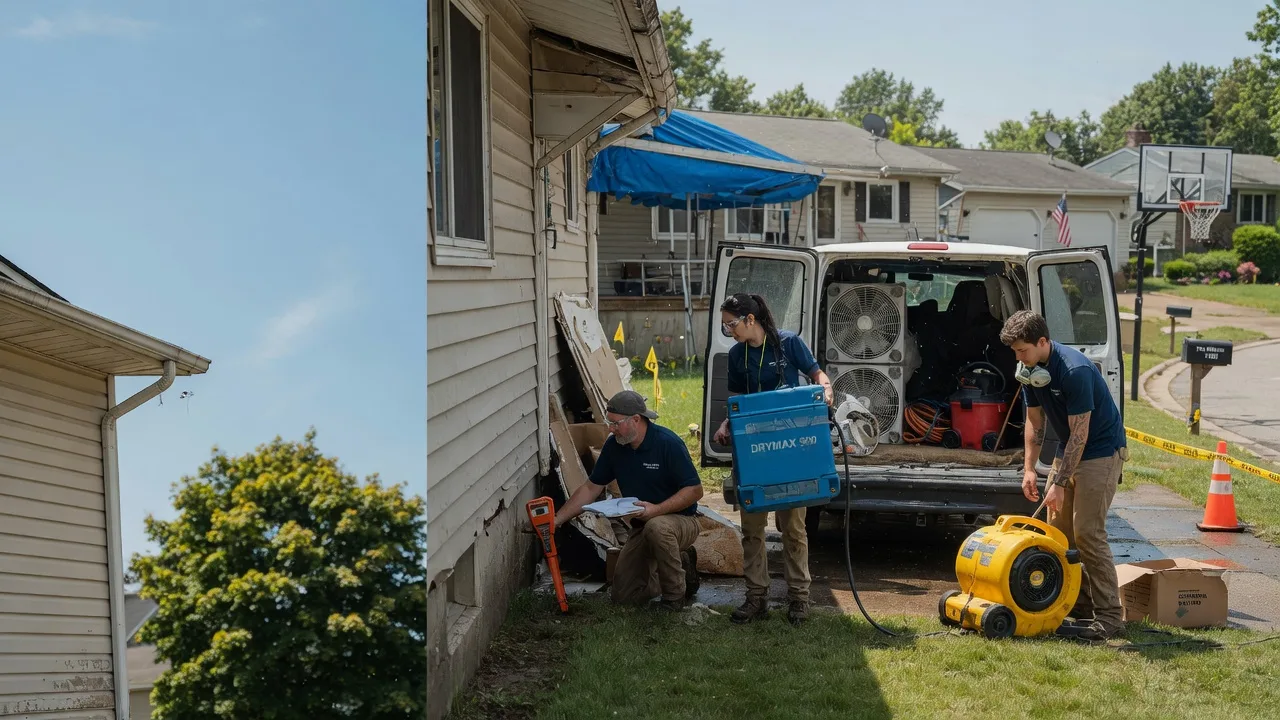 Ceiling Leak Cleanup in Graytown, OH near me